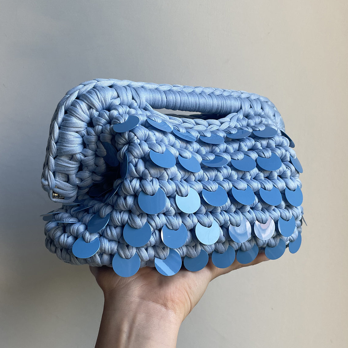 MONCRÌ Sequins BabyBlue