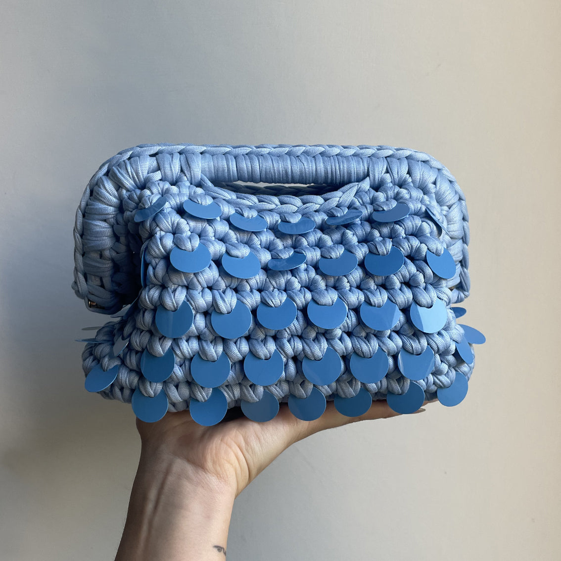 MONCRÌ Sequins BabyBlue
