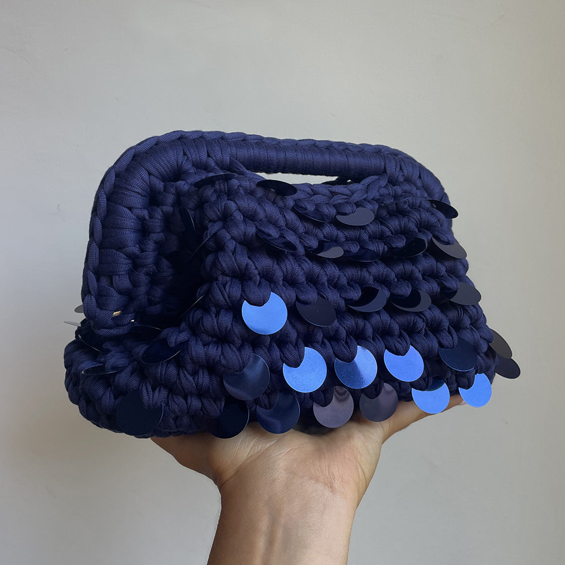 MONCRÌ Sequins NavyBlue