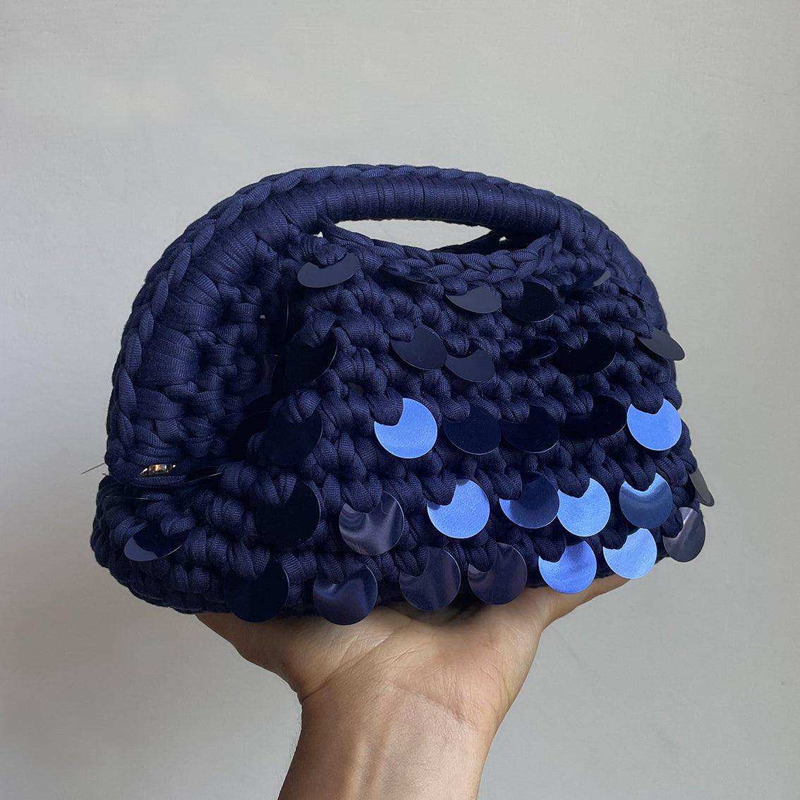 MONCRÌ Sequins NavyBlue